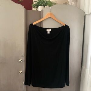 Chico’s Travelers Black Women's Top